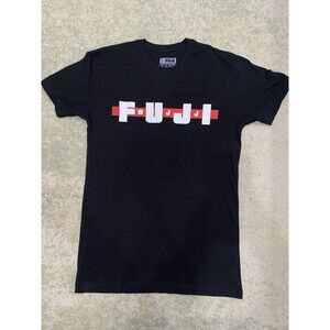 Fuji Sports Size XS - Jiu-Jitsu T-Shirt T Tee Shirt - Black Red White